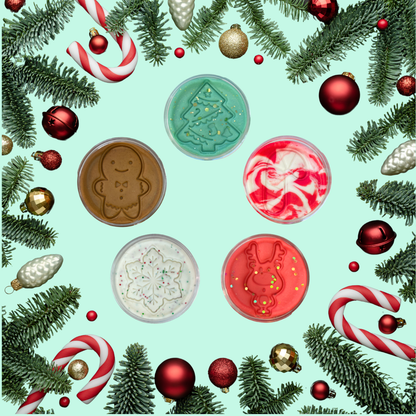 Wild Dough Playdough - Christmas Tree Playdough Christmas Range