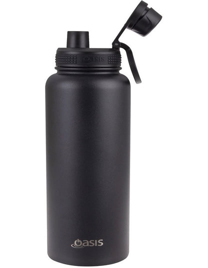 Sports Bottle 1.1L in Black