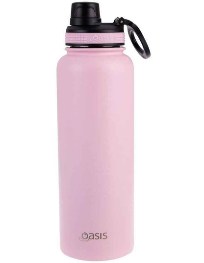 Double Wall Insulated Challenger Sports Bottle 1.1L in Carnation