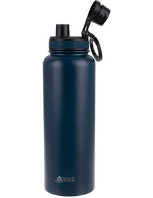 Double Wall Insulated Challenger Sports Bottle 1.1L in Navy