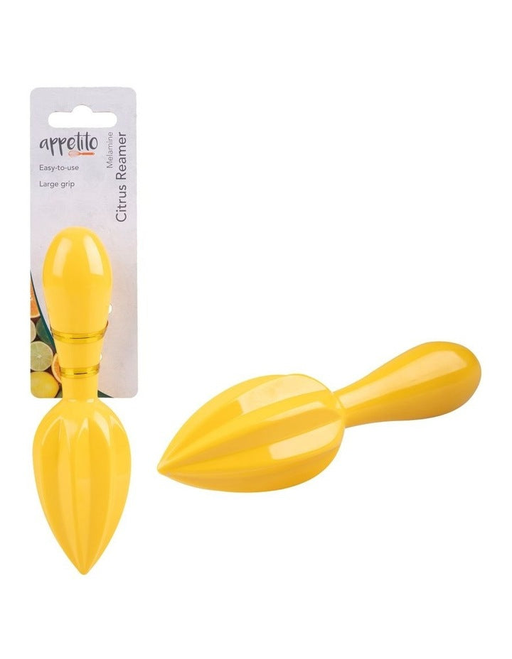 Melamine Citrus Reamer in Yellow
