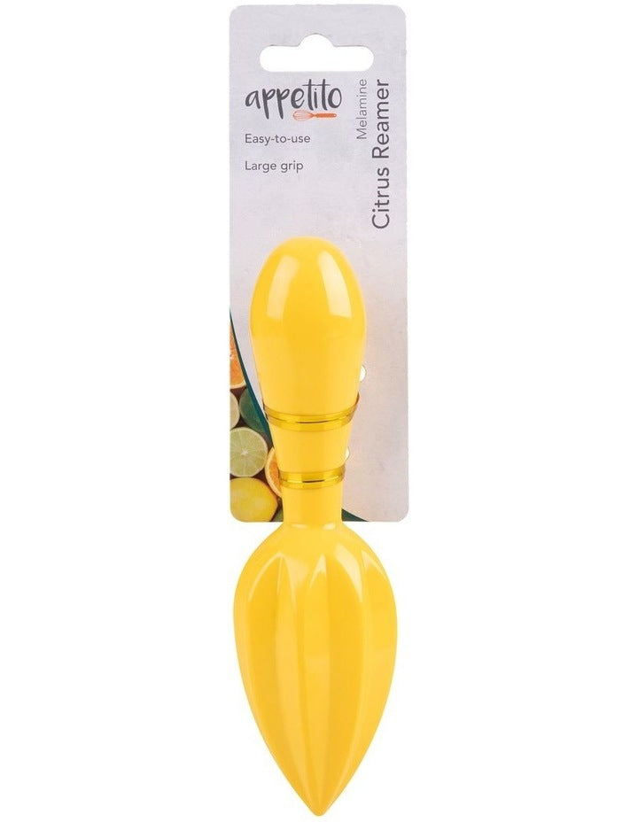 Melamine Citrus Reamer in Yellow
