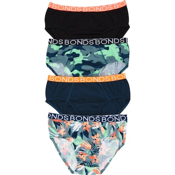 Bonds Boys Briefs Size 12-14 or 14-16 Assorted 4 pack
