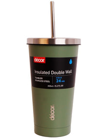 Double Wall Stainless Steel Tumbler 450ml in Assorted