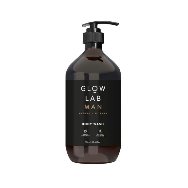 GLOW LAB MAN BODY WASH 900ML