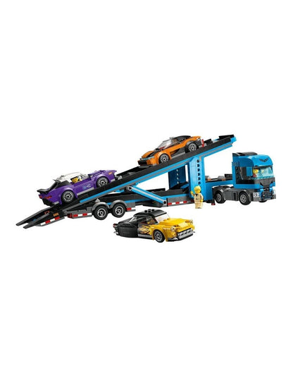 City Car Transporter Truck with Sports Cars 60408
