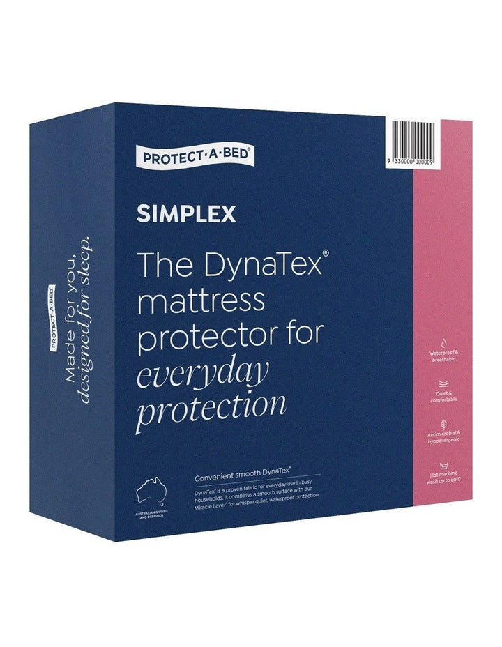 Simplex Dynatex Mattress Protector in White
