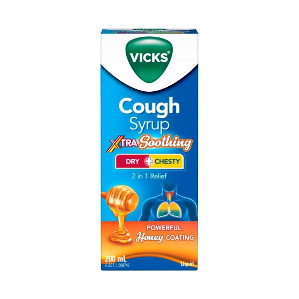 VICKS XTRA SOOTHING SYRUP 200ML