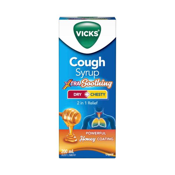 VICKS XTRA SOOTHING SYRUP 200ML
