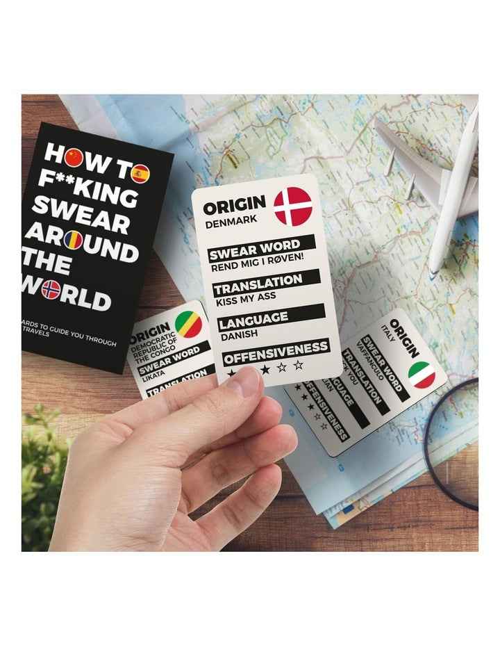 How To Fucking Swear Around The World Cards in Multi