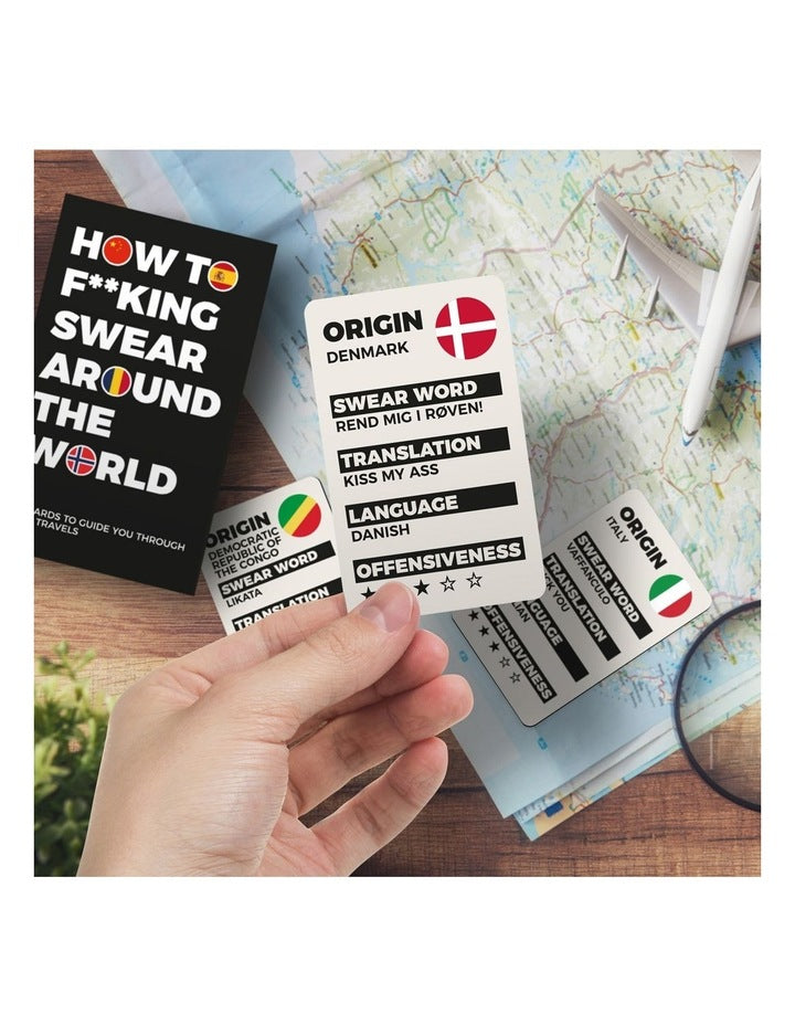 How To Fucking Swear Around The World Cards in Multi