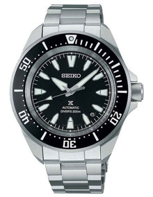 SRPL13K Prospex Stainless Steel Watch in Silver & Black