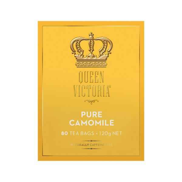 QUEEN VICTORIA PURE CAMOMILE TEA 80PK