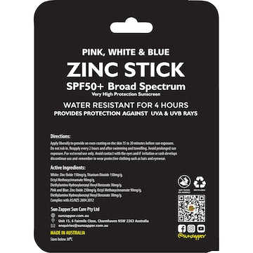 Sun Zapper SPF 50 Mixed Sunscreen Sticks Assorted 12g x 3 pack