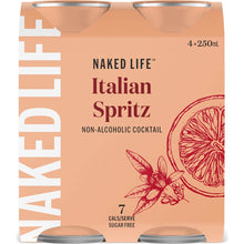 Naked Life Non Alcoholic Italian Spritz 250ml x4 Pack