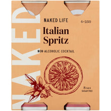 Naked Life Non Alcoholic Italian Spritz 250ml x4 Pack
