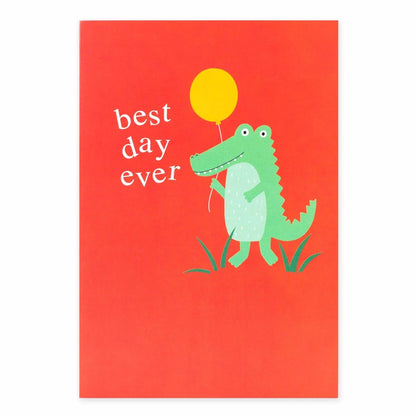 Creative Publishing from Hallmark Birthday Card - Crocodile