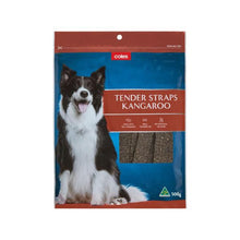 COLES TENDER KANGAROO STRAPS DOG TREATS 500GRAM