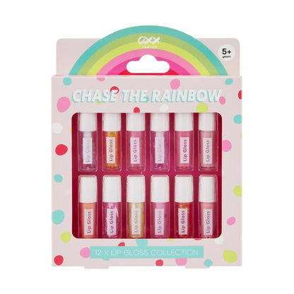 OXX Junior 12 Piece Lip Gloss Collection - Chase the Rainbow