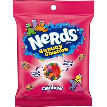 Nerds Rainbow Gummy Clusters 141g