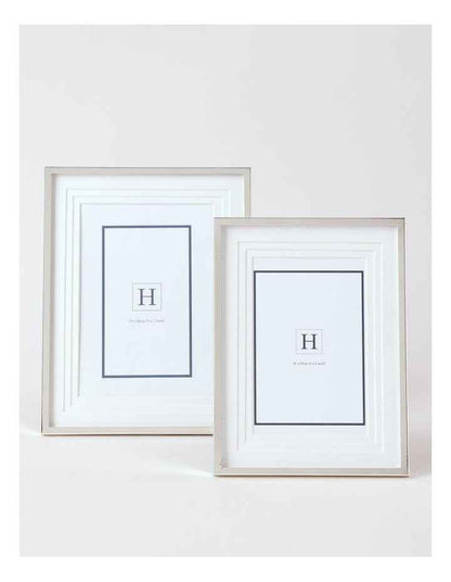 Triple Matte Look Frame 10x15cm in Silver