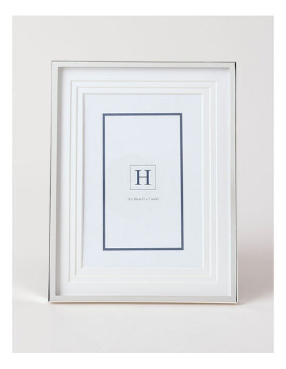 Triple Matte Look Frame 15x20cm in Silver