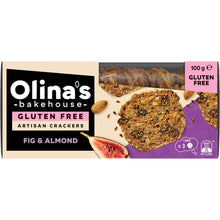 Olina's Bakehouse Gluten Free Fig & Almond Crackers 100g