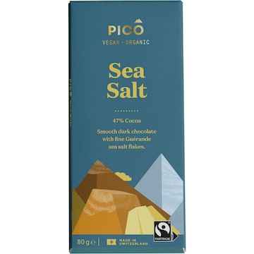 Pico Organic Vegan Chocolate Sea Salt 80g