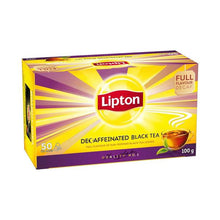 LIPTON DECAFFEINATED BLACK TEA 50PK