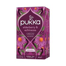 PUKKA ELDERBERRY & ECHINACEA TEA SACHETS 20PACK