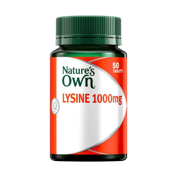 NATURE'S OWN LYSINE 1000MG 50PK