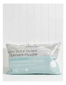 30/70 Duck Down and Feather Pillow