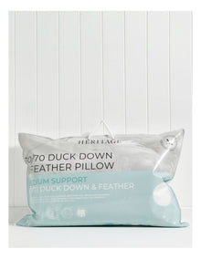 30/70 Duck Down and Feather Pillow