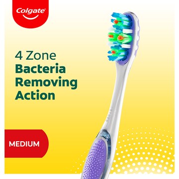 Colgate Toothbrush 360 Advanced Medium 4 pack