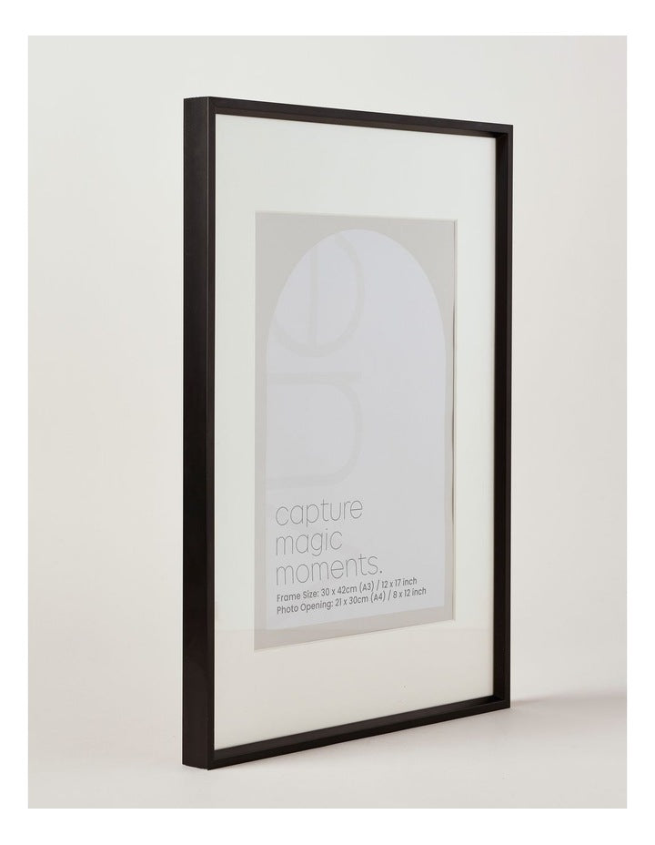 Aluminium Photo Frame A3/A4 in Black