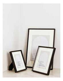 Aluminium Photo Frame A3/A4 in Black