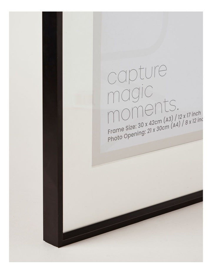 Aluminium Photo Frame A3/A4 in Black