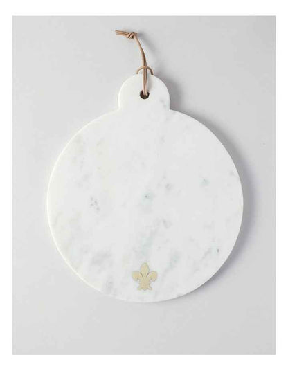 Avery Round Paddle with Fleur-de-lys 35.5x30.5cm