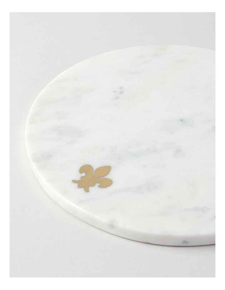 Avery Round Paddle with Fleur-de-lys 35.5x30.5cm