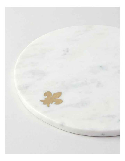 Avery Round Paddle with Fleur-de-lys 35.5x30.5cm
