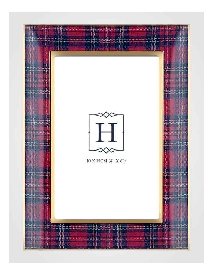 Tartan Photo Frame 10x15cm