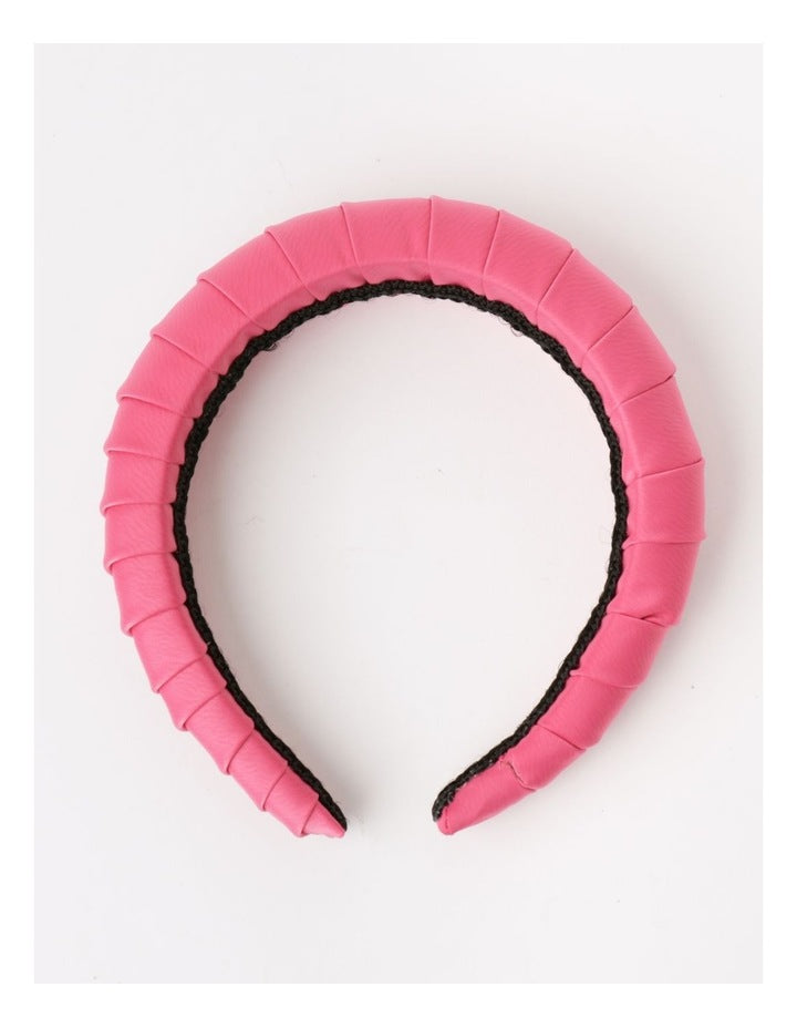 Padded Headband in Hot Pink