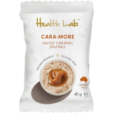 Health Lab Whyte Cara More Caramel Filled Ball 40g