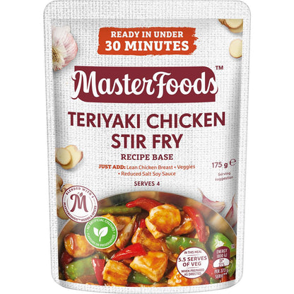 MasterFoods Teriyaki Chicken Stir Fry Recipe Base 175g