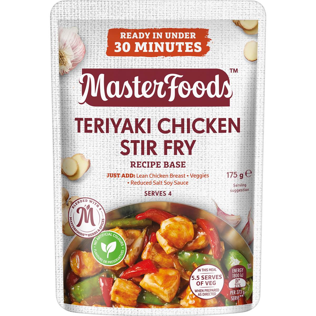 MasterFoods Teriyaki Chicken Stir Fry Recipe Base 175g
