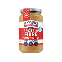 MAYVER'S SMOOTH PROTEIN FIBRE+ PEANUT BUTTER 375G