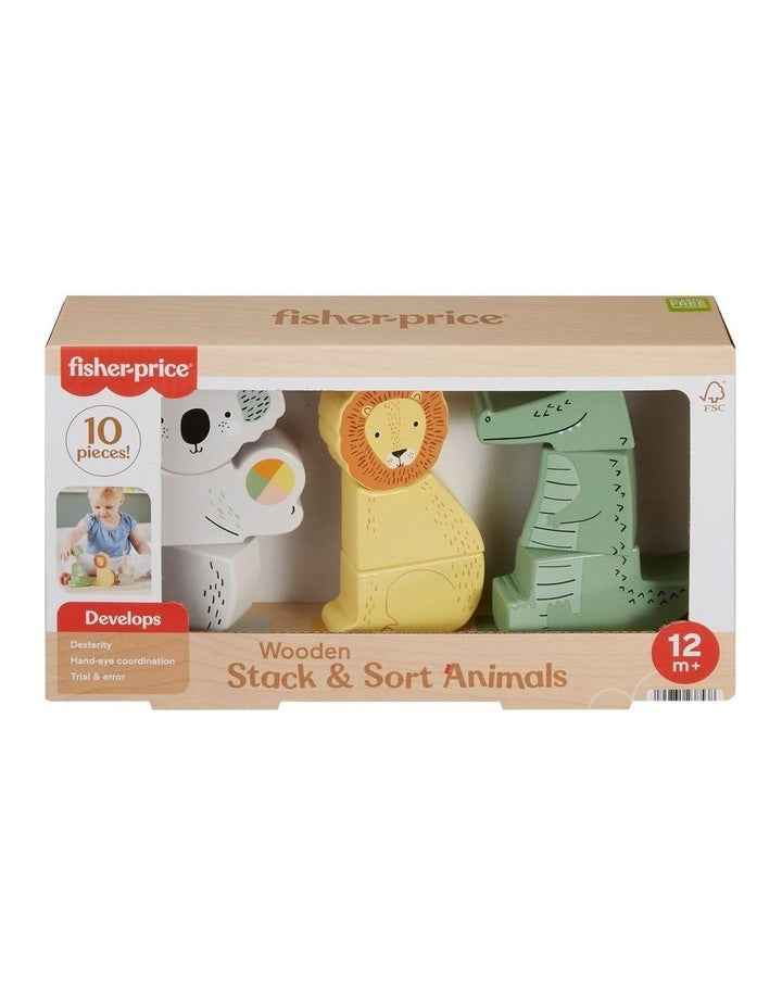 Wooden Stack & Sort Animals