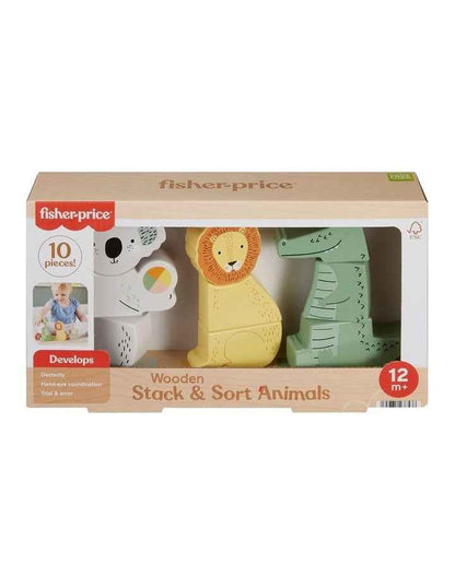Wooden Stack & Sort Animals