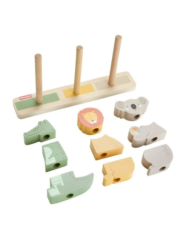 Wooden Stack & Sort Animals