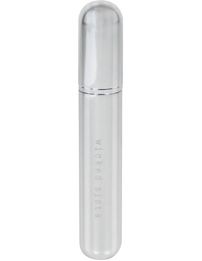 Large Metallic Perfume Atomiser in Silver